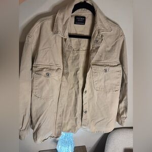 Streetwear Society Tan Women’s Shirt Jacket